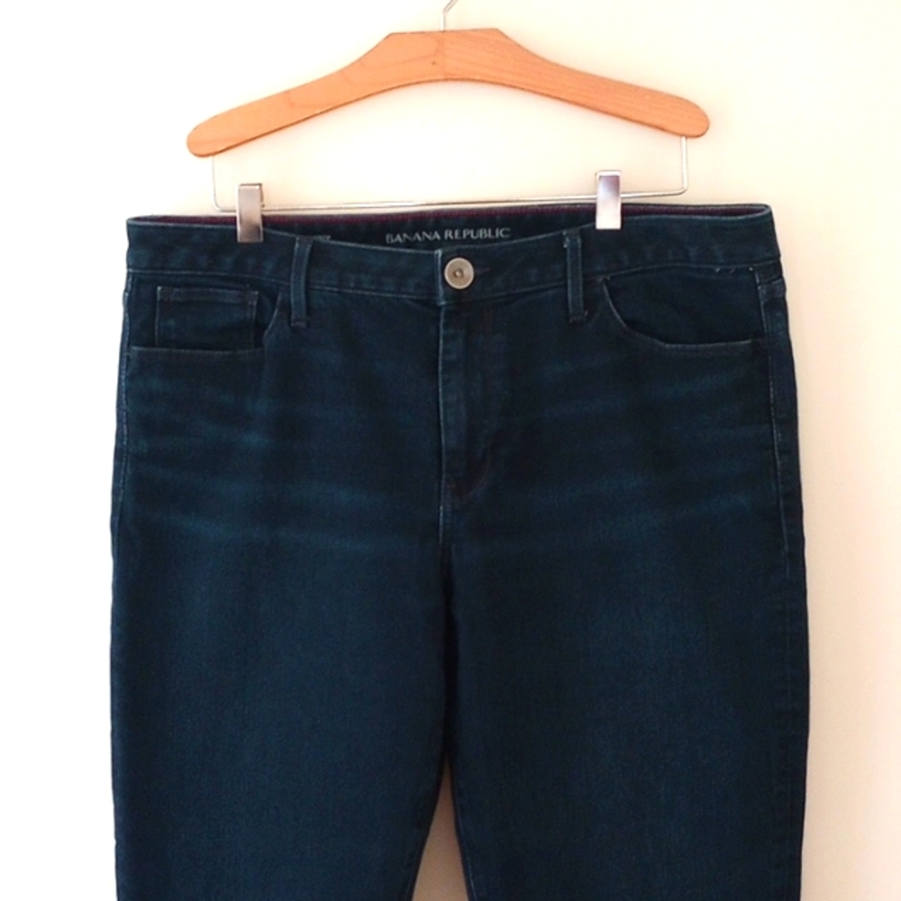 Banana Republic (2014) Ladies Skinny Jeans Size:32 Color:Dark Blue